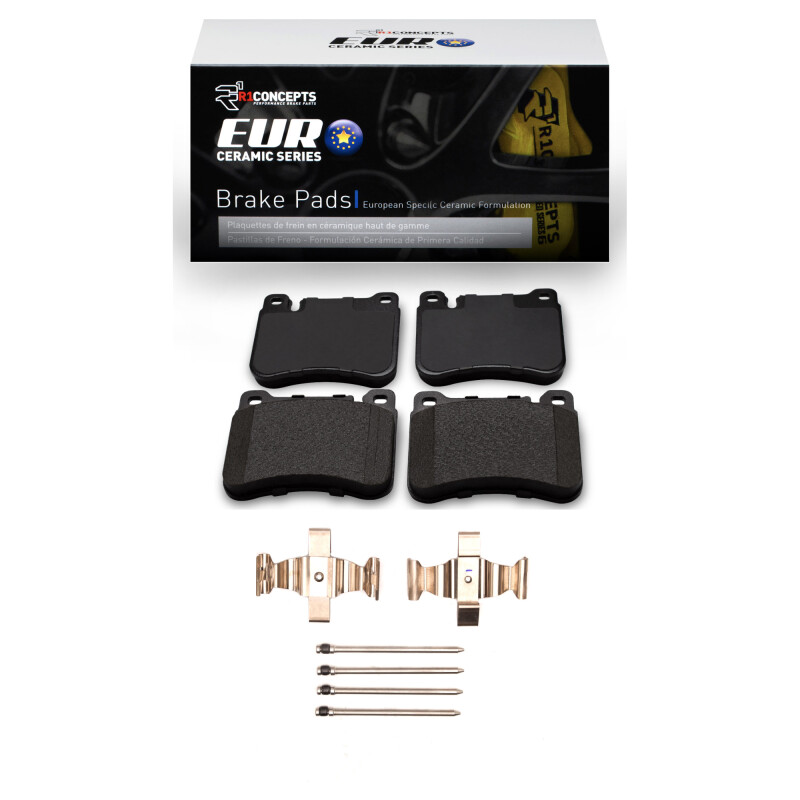 Mercedes-Benz SLK350 Brake Pads - Front - R1 Concepts - R1 Euro Ceramic Pads - `05-`11 Mercedes-Benz SLK350 Brake Pads - Front - R1 Concepts - R1 Euro Ceramic Pads - `05-`11